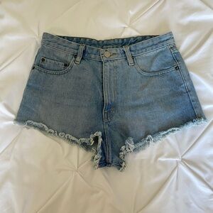 Urban Outfitters BDG cheeky high rise denim shorts.